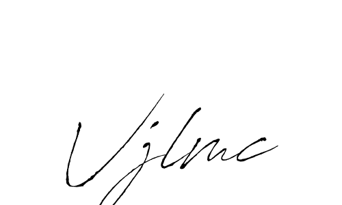 Vjlmc stylish signature style. Best Handwritten Sign (Antro_Vectra) for my name. Handwritten Signature Collection Ideas for my name Vjlmc. Vjlmc signature style 6 images and pictures png