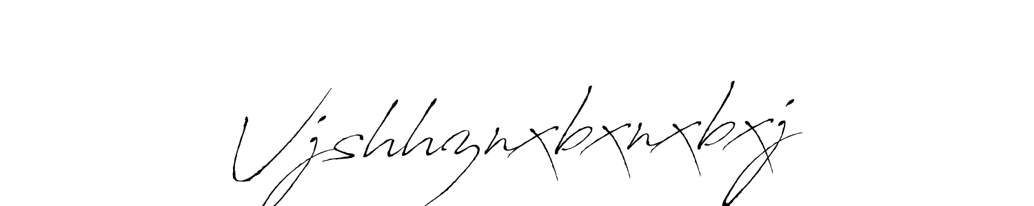 Use a signature maker to create a handwritten signature online. With this signature software, you can design (Antro_Vectra) your own signature for name Vjshhznxbxnxbxj. Vjshhznxbxnxbxj signature style 6 images and pictures png