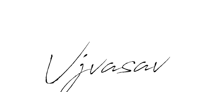 How to make Vjvasav name signature. Use Antro_Vectra style for creating short signs online. This is the latest handwritten sign. Vjvasav signature style 6 images and pictures png