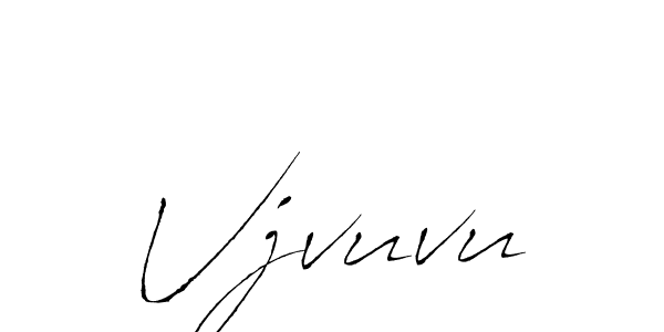 Vjvuvu stylish signature style. Best Handwritten Sign (Antro_Vectra) for my name. Handwritten Signature Collection Ideas for my name Vjvuvu. Vjvuvu signature style 6 images and pictures png