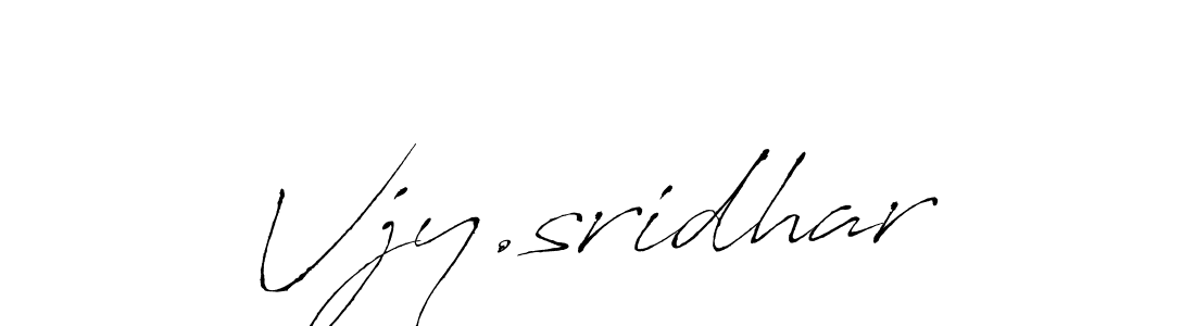 You should practise on your own different ways (Antro_Vectra) to write your name (Vjy.sridhar) in signature. don't let someone else do it for you. Vjy.sridhar signature style 6 images and pictures png