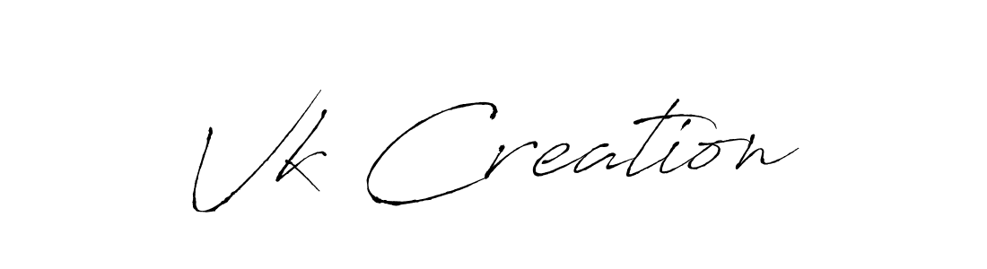 Make a beautiful signature design for name Vk Creation. Use this online signature maker to create a handwritten signature for free. Vk Creation signature style 6 images and pictures png