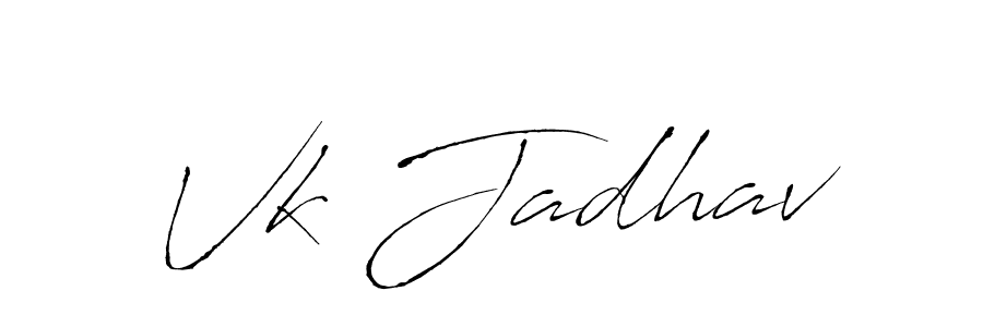 Here are the top 10 professional signature styles for the name Vk Jadhav. These are the best autograph styles you can use for your name. Vk Jadhav signature style 6 images and pictures png