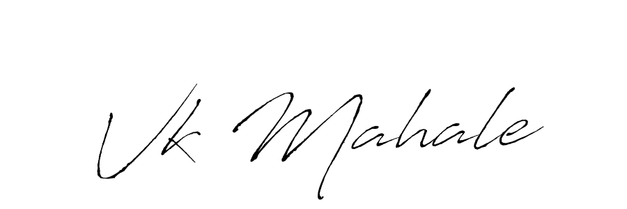 Also You can easily find your signature by using the search form. We will create Vk Mahale name handwritten signature images for you free of cost using Antro_Vectra sign style. Vk Mahale signature style 6 images and pictures png
