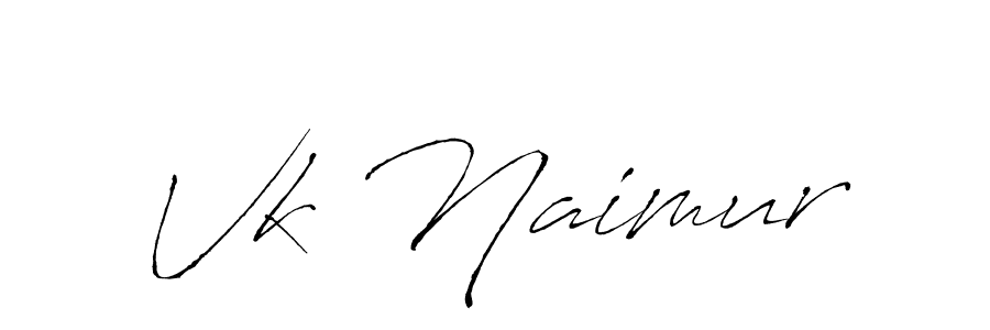 Vk Naimur stylish signature style. Best Handwritten Sign (Antro_Vectra) for my name. Handwritten Signature Collection Ideas for my name Vk Naimur. Vk Naimur signature style 6 images and pictures png