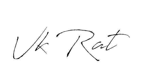 Use a signature maker to create a handwritten signature online. With this signature software, you can design (Antro_Vectra) your own signature for name Vk Rat. Vk Rat signature style 6 images and pictures png