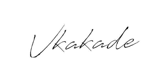Make a beautiful signature design for name Vkakade. Use this online signature maker to create a handwritten signature for free. Vkakade signature style 6 images and pictures png