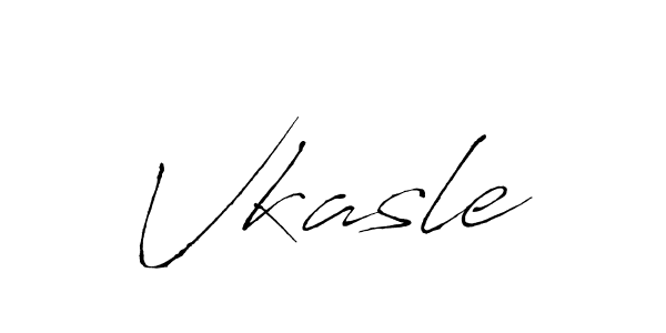 How to Draw Vkasle signature style? Antro_Vectra is a latest design signature styles for name Vkasle. Vkasle signature style 6 images and pictures png