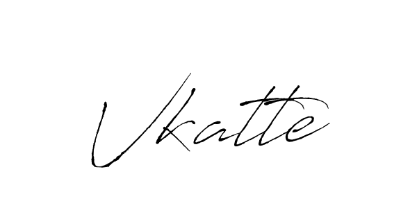 How to make Vkatte signature? Antro_Vectra is a professional autograph style. Create handwritten signature for Vkatte name. Vkatte signature style 6 images and pictures png