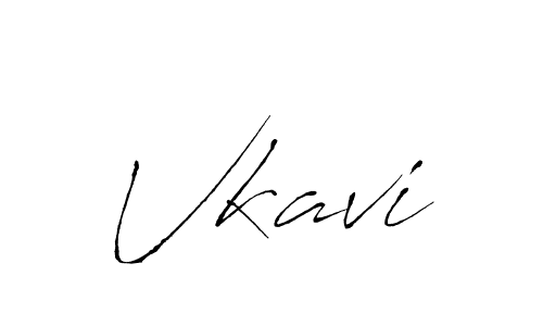 Vkavi stylish signature style. Best Handwritten Sign (Antro_Vectra) for my name. Handwritten Signature Collection Ideas for my name Vkavi. Vkavi signature style 6 images and pictures png