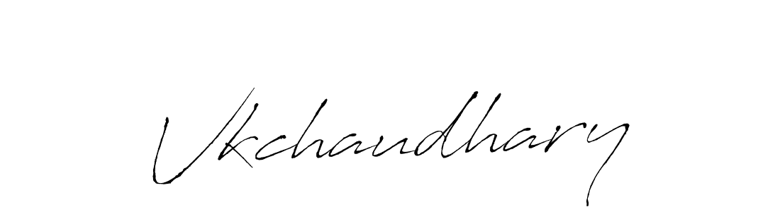 Use a signature maker to create a handwritten signature online. With this signature software, you can design (Antro_Vectra) your own signature for name Vkchaudhary. Vkchaudhary signature style 6 images and pictures png