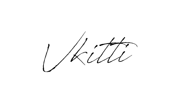 Make a beautiful signature design for name Vkitti. With this signature (Antro_Vectra) style, you can create a handwritten signature for free. Vkitti signature style 6 images and pictures png