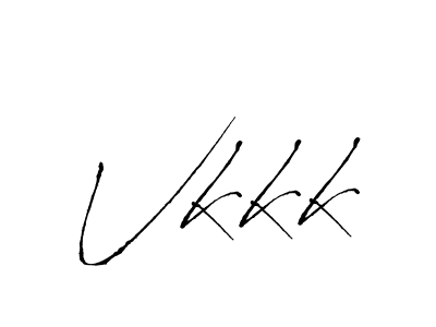 Design your own signature with our free online signature maker. With this signature software, you can create a handwritten (Antro_Vectra) signature for name Vkkk. Vkkk signature style 6 images and pictures png