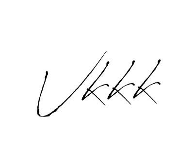 Design your own signature with our free online signature maker. With this signature software, you can create a handwritten (Antro_Vectra) signature for name Vkkk. Vkkk signature style 6 images and pictures png