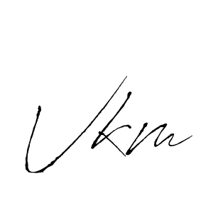 Once you've used our free online signature maker to create your best signature Antro_Vectra style, it's time to enjoy all of the benefits that Vkm name signing documents. Vkm signature style 6 images and pictures png