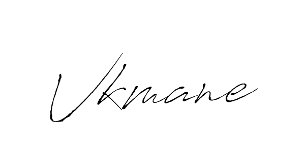 How to make Vkmane name signature. Use Antro_Vectra style for creating short signs online. This is the latest handwritten sign. Vkmane signature style 6 images and pictures png
