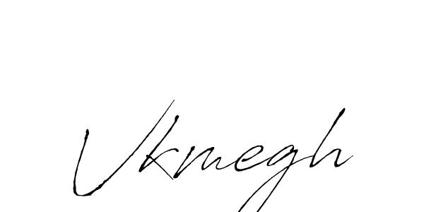 Make a beautiful signature design for name Vkmegh. With this signature (Antro_Vectra) style, you can create a handwritten signature for free. Vkmegh signature style 6 images and pictures png