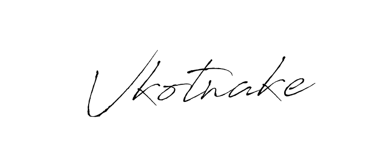 Antro_Vectra is a professional signature style that is perfect for those who want to add a touch of class to their signature. It is also a great choice for those who want to make their signature more unique. Get Vkotnake name to fancy signature for free. Vkotnake signature style 6 images and pictures png