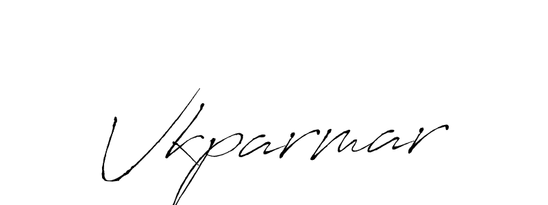 Use a signature maker to create a handwritten signature online. With this signature software, you can design (Antro_Vectra) your own signature for name Vkparmar. Vkparmar signature style 6 images and pictures png