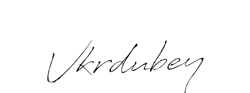 Similarly Antro_Vectra is the best handwritten signature design. Signature creator online .You can use it as an online autograph creator for name Vkrdubey. Vkrdubey signature style 6 images and pictures png