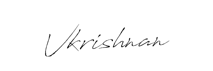 How to Draw Vkrishnan signature style? Antro_Vectra is a latest design signature styles for name Vkrishnan. Vkrishnan signature style 6 images and pictures png