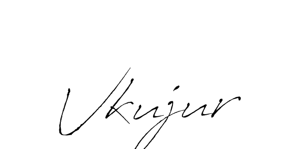 How to make Vkujur signature? Antro_Vectra is a professional autograph style. Create handwritten signature for Vkujur name. Vkujur signature style 6 images and pictures png