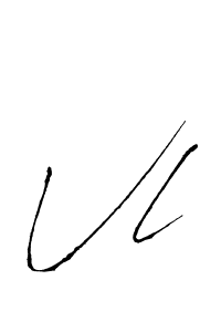 Vl stylish signature style. Best Handwritten Sign (Antro_Vectra) for my name. Handwritten Signature Collection Ideas for my name Vl. Vl signature style 6 images and pictures png