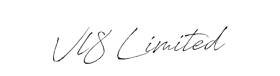 Vl8 Limited stylish signature style. Best Handwritten Sign (Antro_Vectra) for my name. Handwritten Signature Collection Ideas for my name Vl8 Limited. Vl8 Limited signature style 6 images and pictures png