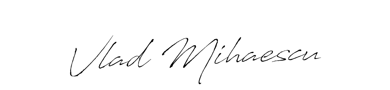 Antro_Vectra is a professional signature style that is perfect for those who want to add a touch of class to their signature. It is also a great choice for those who want to make their signature more unique. Get Vlad Mihaescu name to fancy signature for free. Vlad Mihaescu signature style 6 images and pictures png