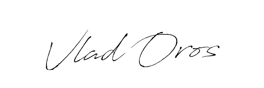 Create a beautiful signature design for name Vlad Oros. With this signature (Antro_Vectra) fonts, you can make a handwritten signature for free. Vlad Oros signature style 6 images and pictures png