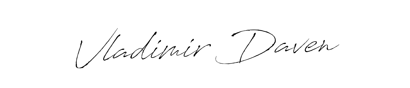 You should practise on your own different ways (Antro_Vectra) to write your name (Vladimir Daven) in signature. don't let someone else do it for you. Vladimir Daven signature style 6 images and pictures png