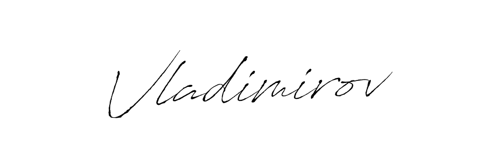 Create a beautiful signature design for name Vladimirov. With this signature (Antro_Vectra) fonts, you can make a handwritten signature for free. Vladimirov signature style 6 images and pictures png