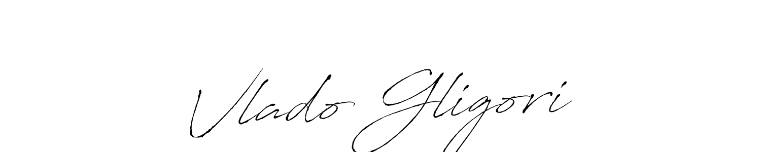 Design your own signature with our free online signature maker. With this signature software, you can create a handwritten (Antro_Vectra) signature for name Vlado Gligorić. Vlado Gligorić signature style 6 images and pictures png