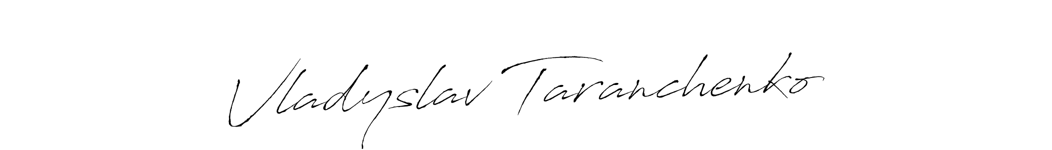 Create a beautiful signature design for name Vladyslav Taranchenko. With this signature (Antro_Vectra) fonts, you can make a handwritten signature for free. Vladyslav Taranchenko signature style 6 images and pictures png