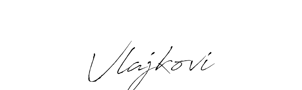 Vlajković stylish signature style. Best Handwritten Sign (Antro_Vectra) for my name. Handwritten Signature Collection Ideas for my name Vlajković. Vlajković signature style 6 images and pictures png