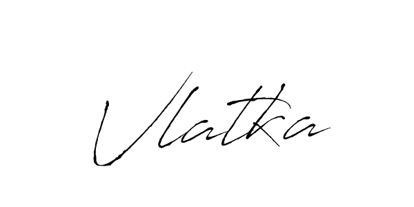 Vlatka stylish signature style. Best Handwritten Sign (Antro_Vectra) for my name. Handwritten Signature Collection Ideas for my name Vlatka. Vlatka signature style 6 images and pictures png