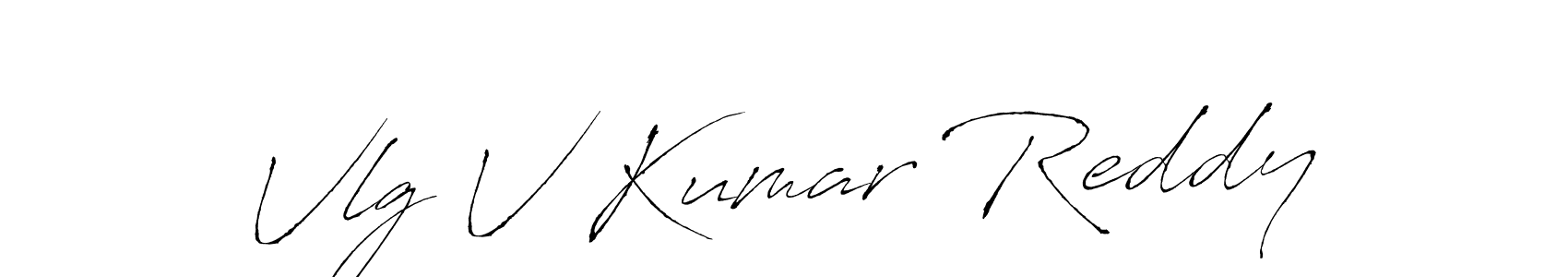 if you are searching for the best signature style for your name Vlg V Kumar Reddy. so please give up your signature search. here we have designed multiple signature styles  using Antro_Vectra. Vlg V Kumar Reddy signature style 6 images and pictures png