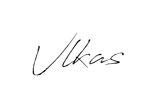 Use a signature maker to create a handwritten signature online. With this signature software, you can design (Antro_Vectra) your own signature for name Vlkas. Vlkas signature style 6 images and pictures png