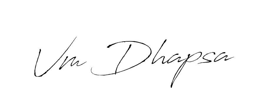 See photos of Vm Dhapsa official signature by Spectra . Check more albums & portfolios. Read reviews & check more about Antro_Vectra font. Vm Dhapsa signature style 6 images and pictures png