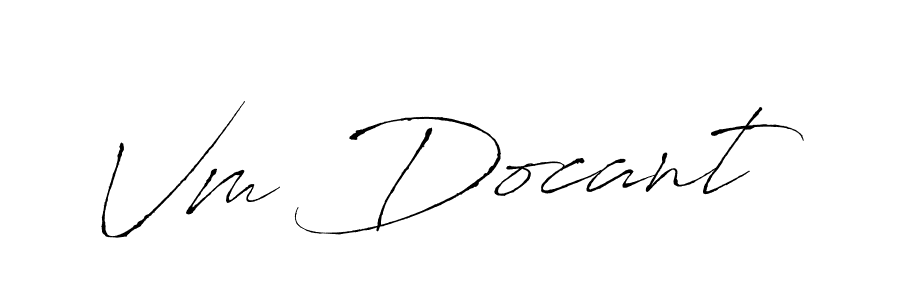 You can use this online signature creator to create a handwritten signature for the name Vm Docant. This is the best online autograph maker. Vm Docant signature style 6 images and pictures png