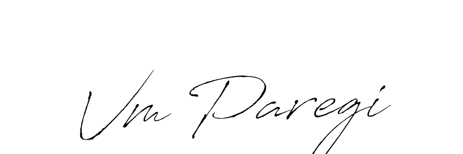 Make a beautiful signature design for name Vm Paregi. Use this online signature maker to create a handwritten signature for free. Vm Paregi signature style 6 images and pictures png
