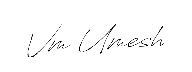 Make a beautiful signature design for name Vm Umesh. Use this online signature maker to create a handwritten signature for free. Vm Umesh signature style 6 images and pictures png