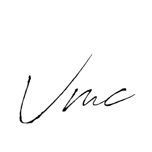 Vmc stylish signature style. Best Handwritten Sign (Antro_Vectra) for my name. Handwritten Signature Collection Ideas for my name Vmc. Vmc signature style 6 images and pictures png