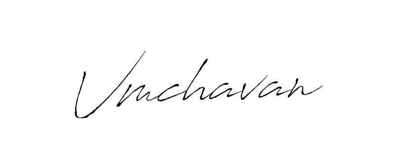Use a signature maker to create a handwritten signature online. With this signature software, you can design (Antro_Vectra) your own signature for name Vmchavan. Vmchavan signature style 6 images and pictures png