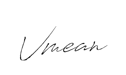 How to make Vmean name signature. Use Antro_Vectra style for creating short signs online. This is the latest handwritten sign. Vmean signature style 6 images and pictures png