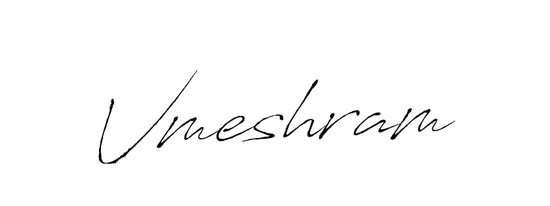 Also we have Vmeshram name is the best signature style. Create professional handwritten signature collection using Antro_Vectra autograph style. Vmeshram signature style 6 images and pictures png