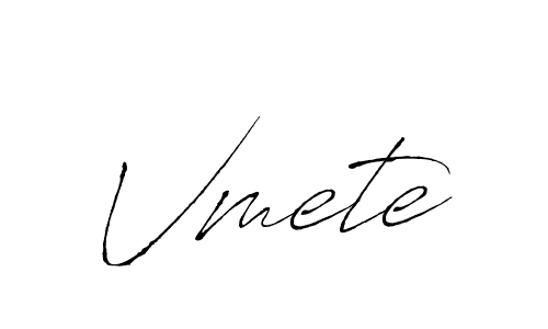 How to make Vmete name signature. Use Antro_Vectra style for creating short signs online. This is the latest handwritten sign. Vmete signature style 6 images and pictures png