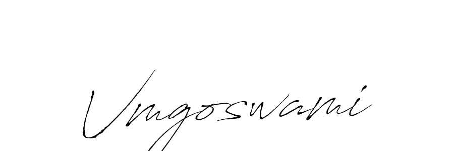 Use a signature maker to create a handwritten signature online. With this signature software, you can design (Antro_Vectra) your own signature for name Vmgoswami. Vmgoswami signature style 6 images and pictures png