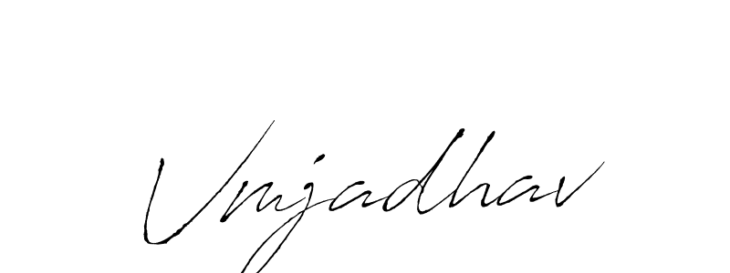 How to make Vmjadhav signature? Antro_Vectra is a professional autograph style. Create handwritten signature for Vmjadhav name. Vmjadhav signature style 6 images and pictures png