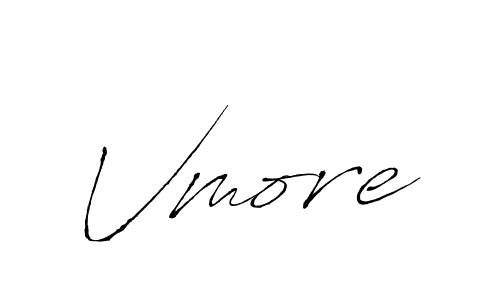 How to make Vmore name signature. Use Antro_Vectra style for creating short signs online. This is the latest handwritten sign. Vmore signature style 6 images and pictures png